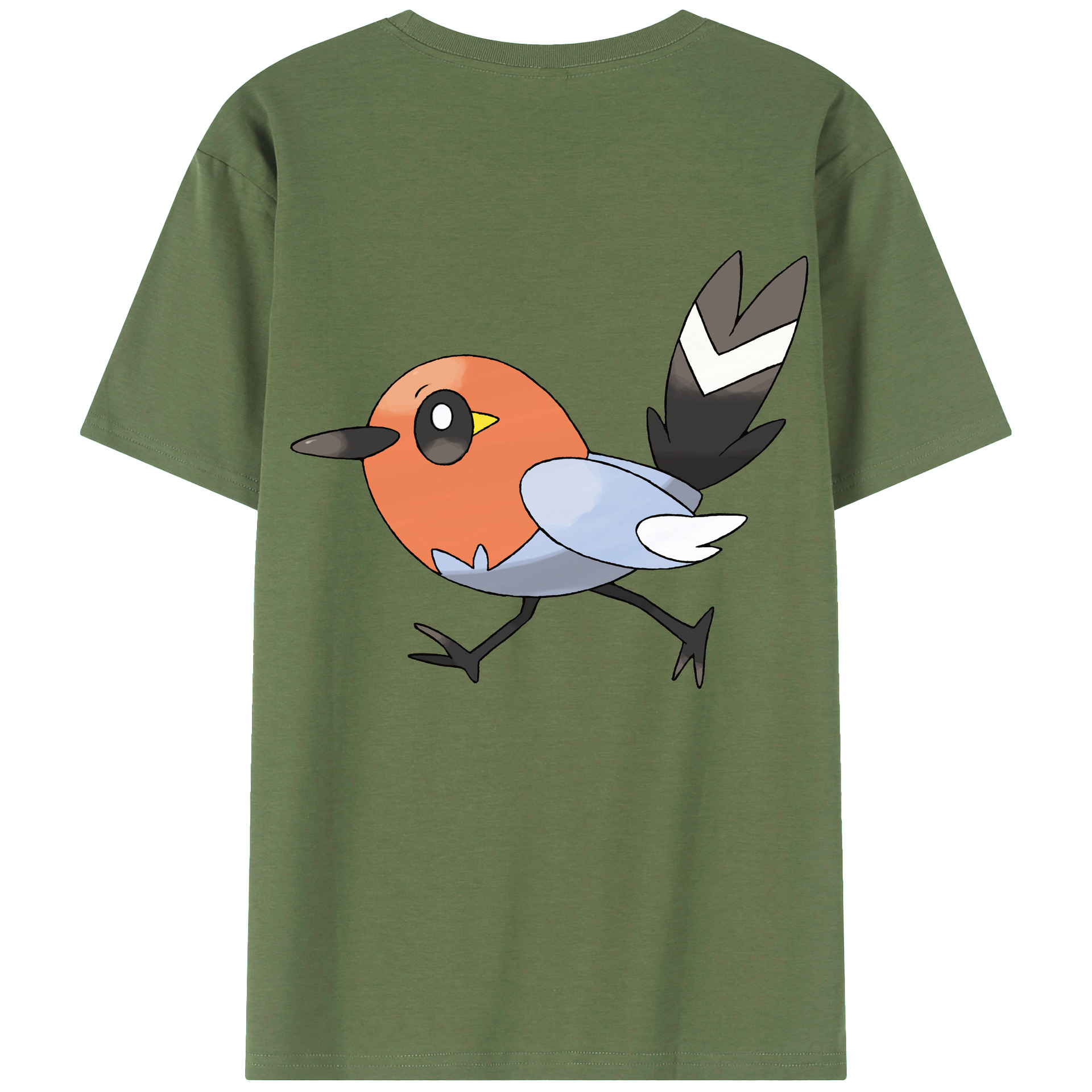 （画像用） ポケットモンスター Pokémon 綿100％ メンズ半袖Tシャツ（バックプリント） 通気性